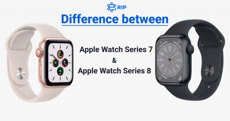 What is the difference between Apple Watch 7 and 8?