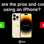 What are the pros and cons of having/using an iPhone?